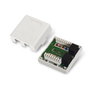 Aisens Roseta de Superficie RJ45 Cat.6 UTP 2 Tomas Blanco